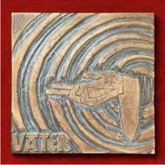 Bronzeplatte 2 - VATER