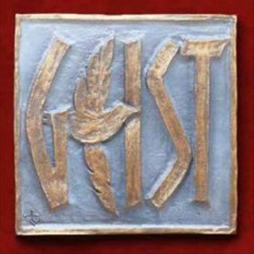 Bronzeplatte 7 - GEIST