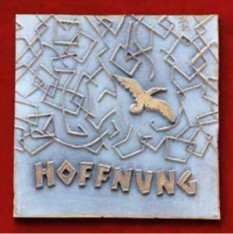 Bronzeplatte 9 - HOFFNUNG