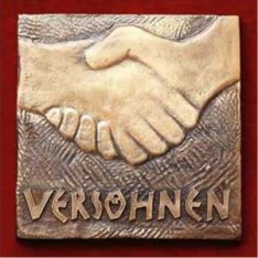 Bronzeplatte 10 - VERSÖHNEN
