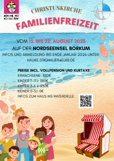 Familienfreizeit Borkum 2026