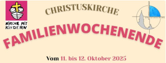 Aufmerksamkeitsbild für Familienwochenende
