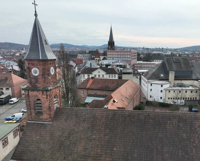 Sicht aufs Dach